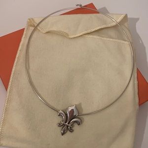 James Avery Fleur de Lis choker